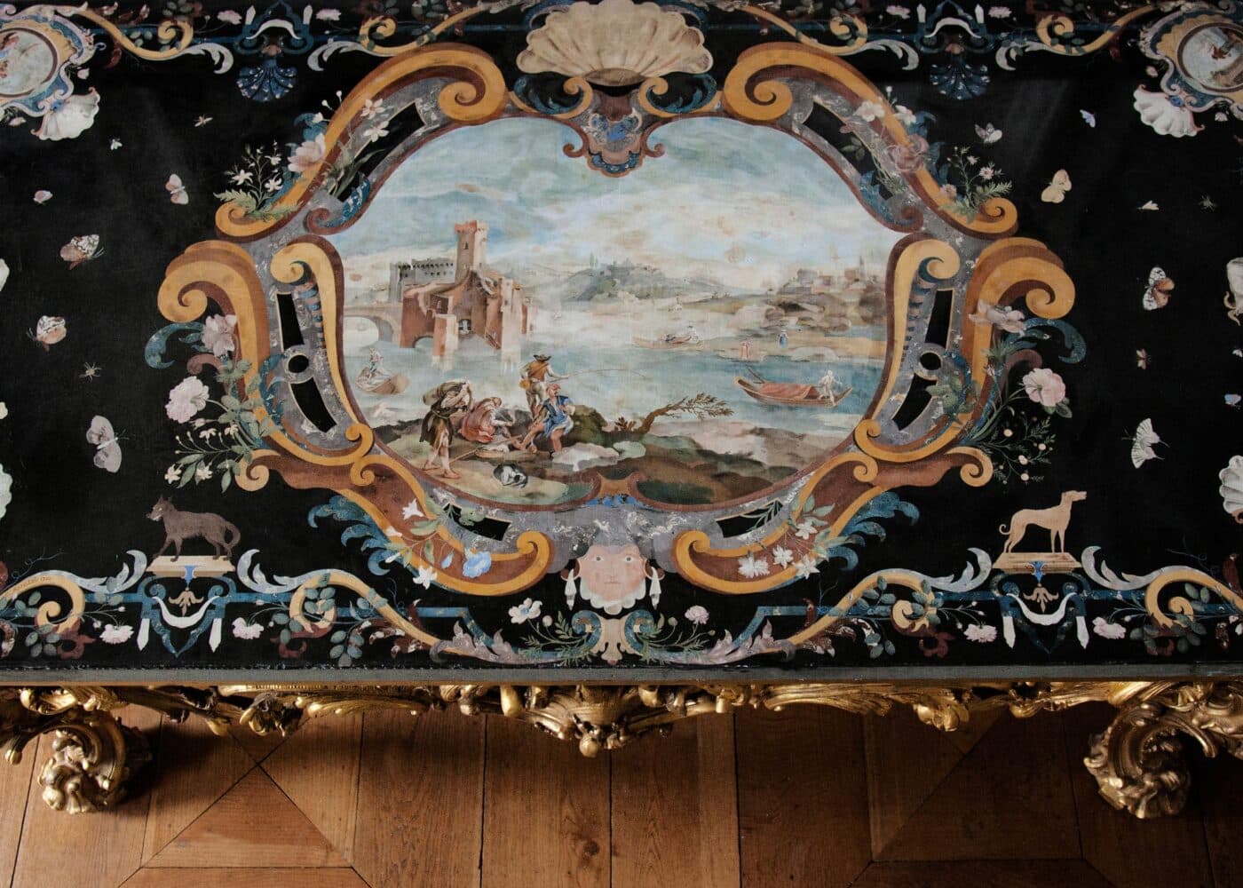 Scagliolo Table Pietro Belloni 1750