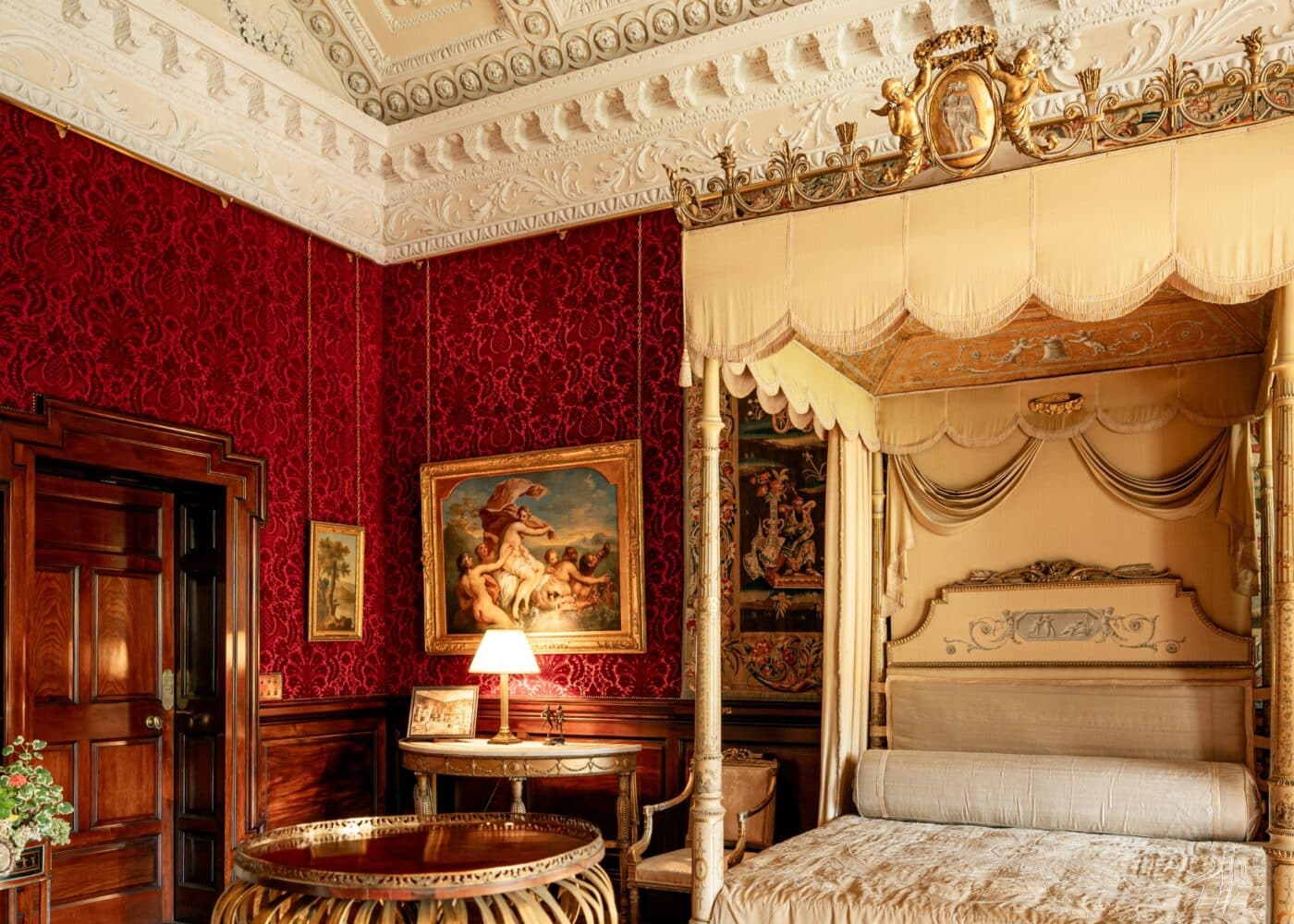 lavish interior at russborough
