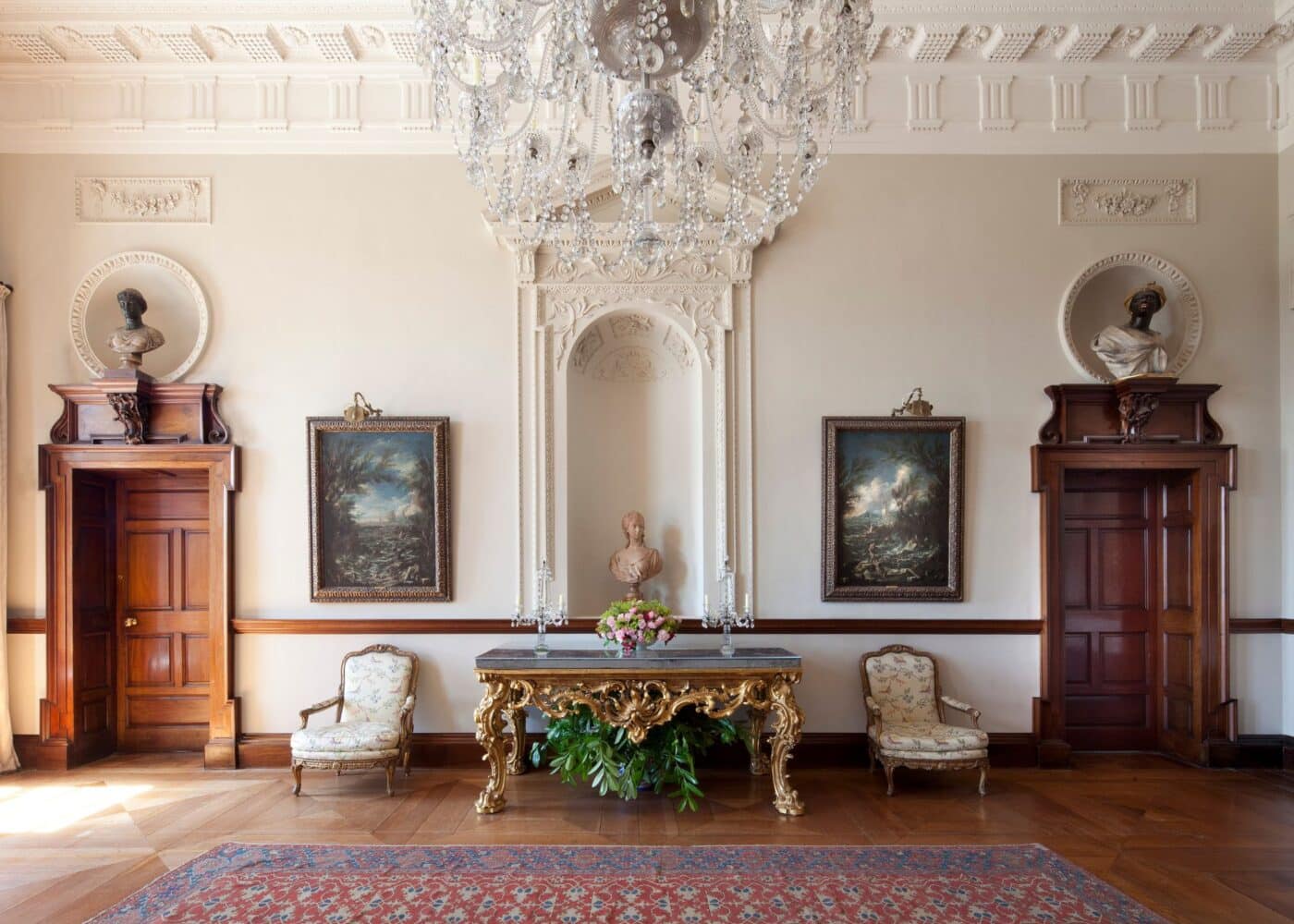 front hall at russborough