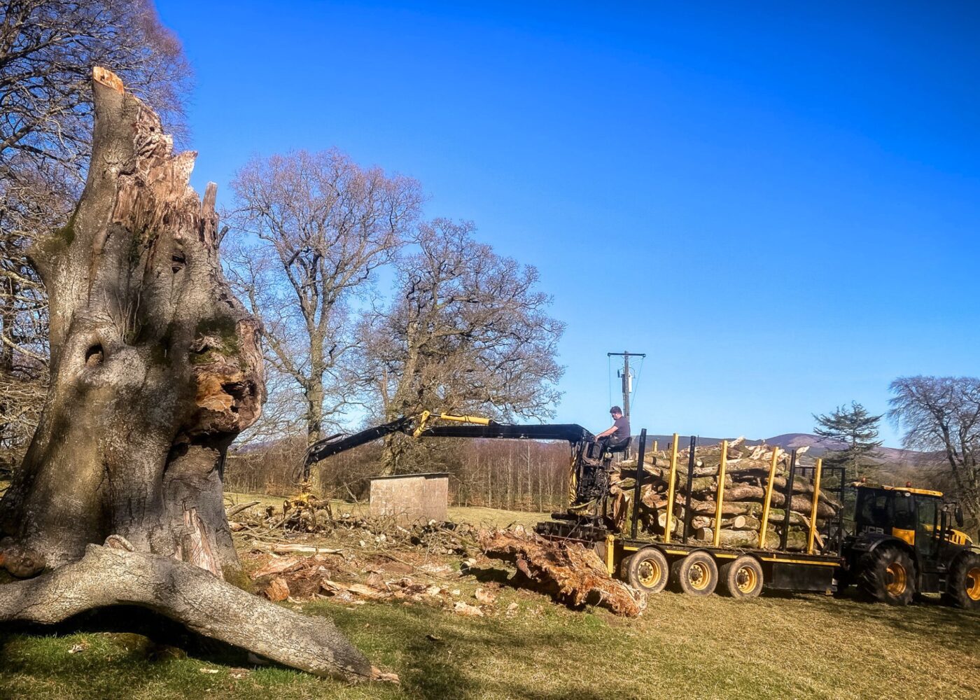 storm maintenance at russborough