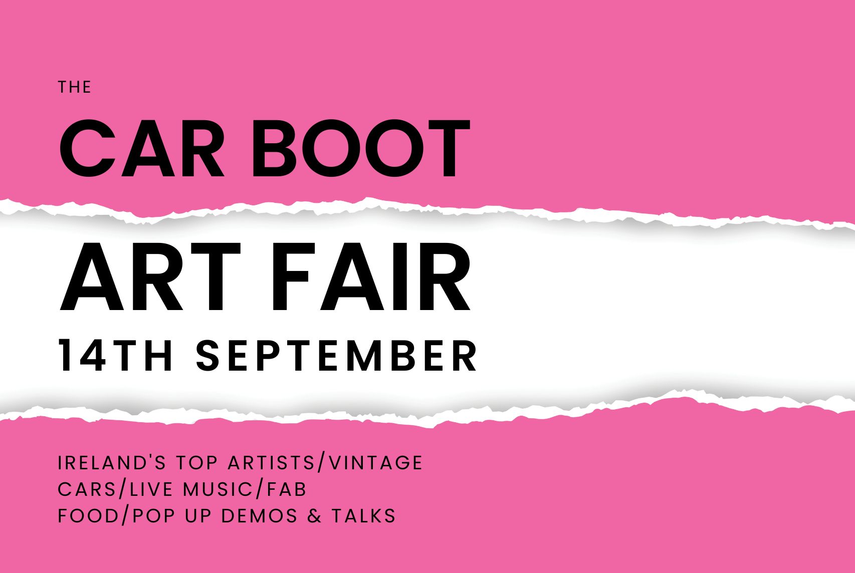 car boot art fair at russborough