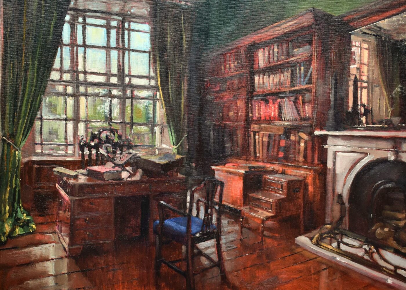 dave west oil painting