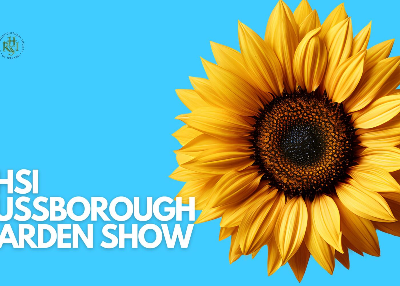 banner for the garden show at russborough