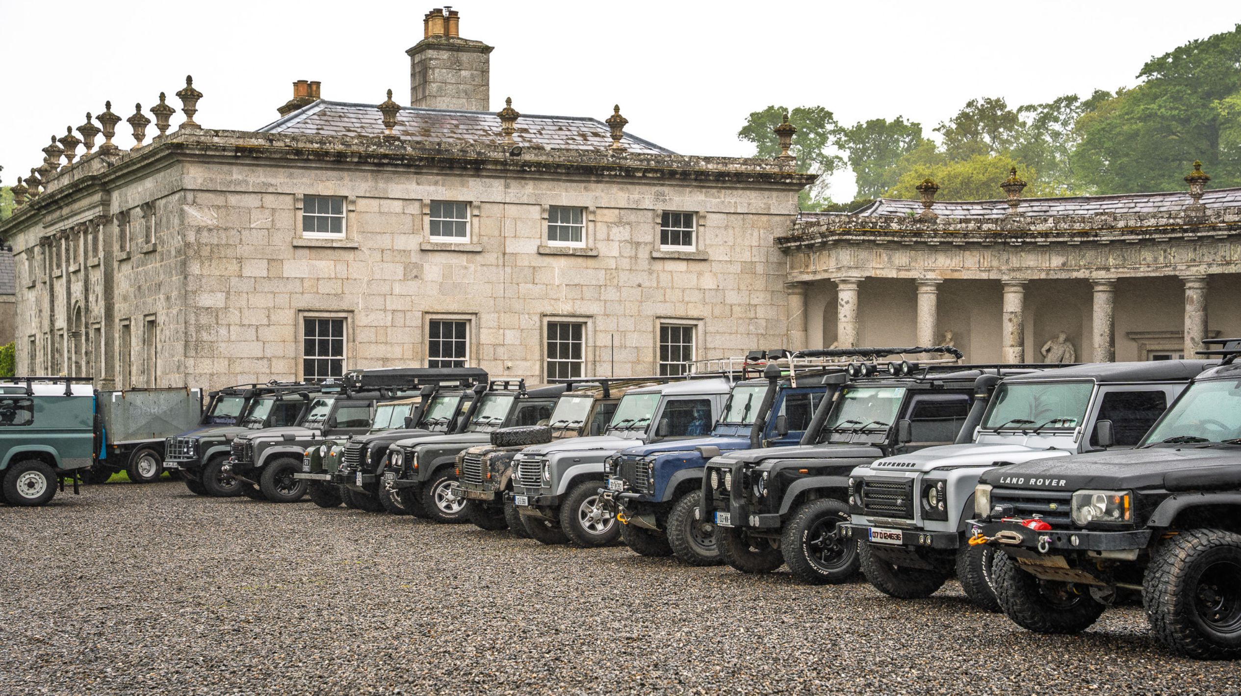 Landrovers at russborough