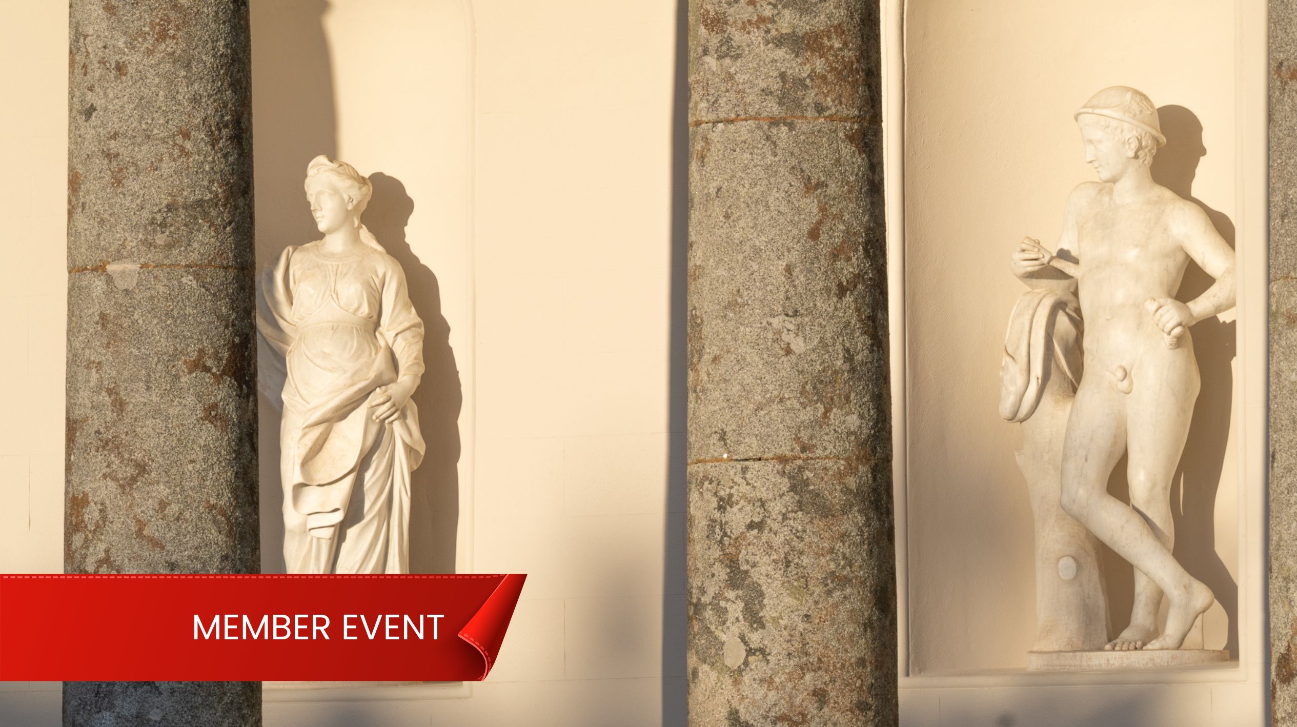 statues at colonnade russborough