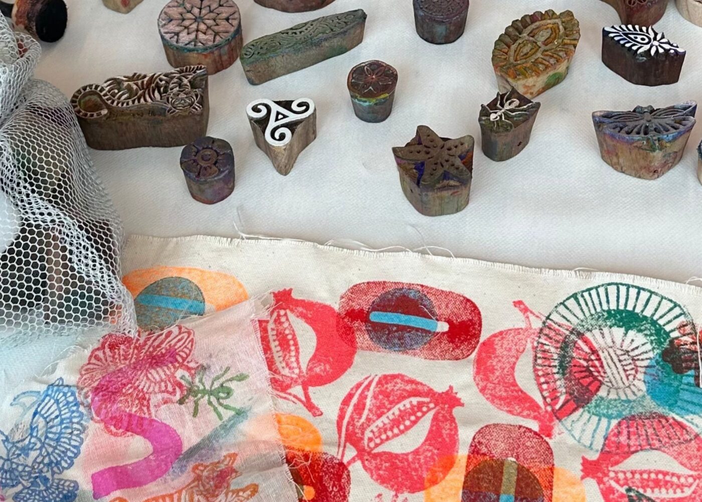 tote bag block printing